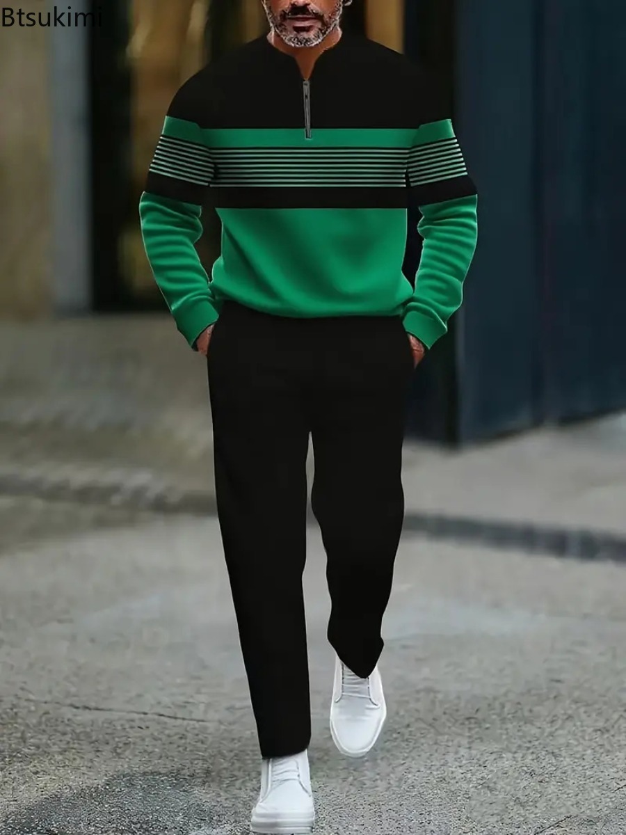 New Spring and Autumn Printed  - Men'S Fashion Plus recension och pris