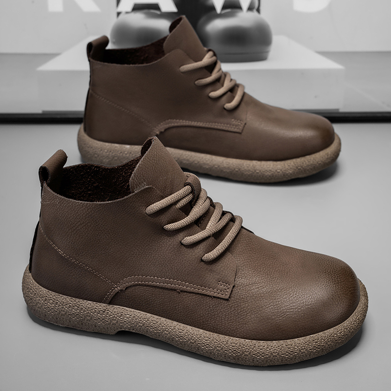 Men Ankle Boots Brown Short Bo - Chelsea Boots Men recension och pris