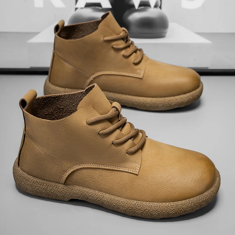 Men Ankle Boots Brown Short Bo - Chelsea Boots Men recension och pris