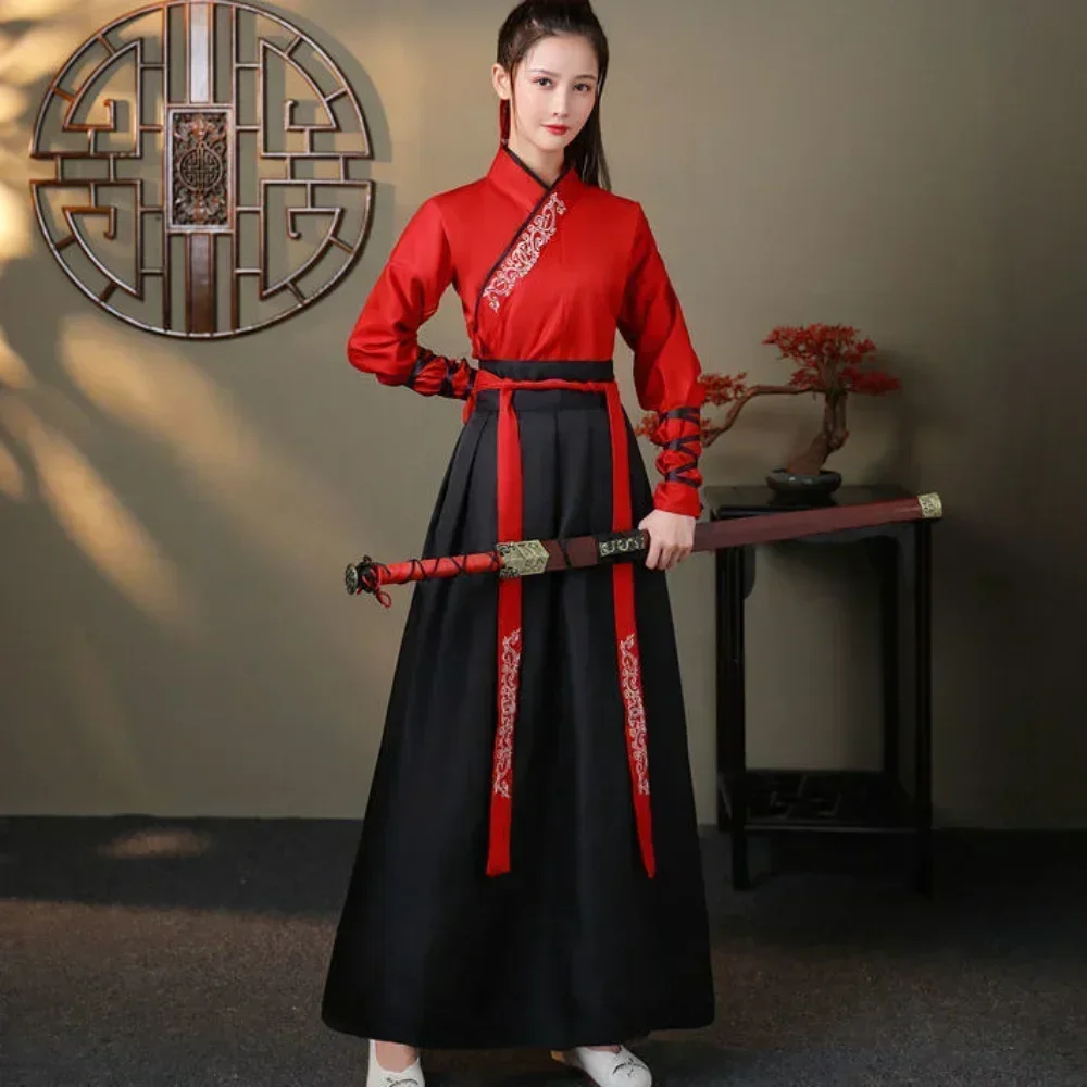 Modern Hanfu Women Top Skirt 2 - Men Fashion Vintage recension och pris
