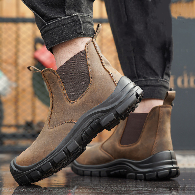 large size men's fashion steel - Chelsea Boots Men recension och pris