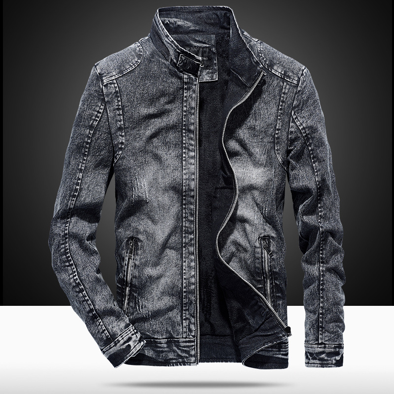 2026 Europe and America Fashio - Mens Fashion Denim Jacket recension och pris