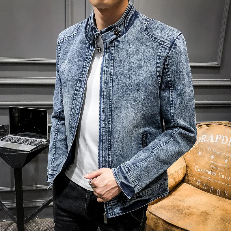 2026 Europe and America Fashio - Mens Fashion Denim Jacket recension och pris
