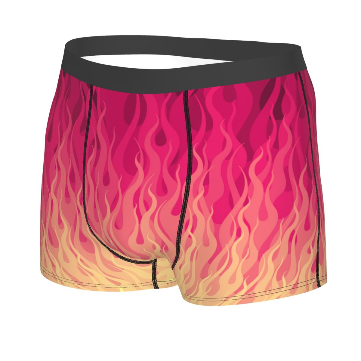 Custom Pink Burning Flames Fir - Men'S Fashion Underwear recension och pris