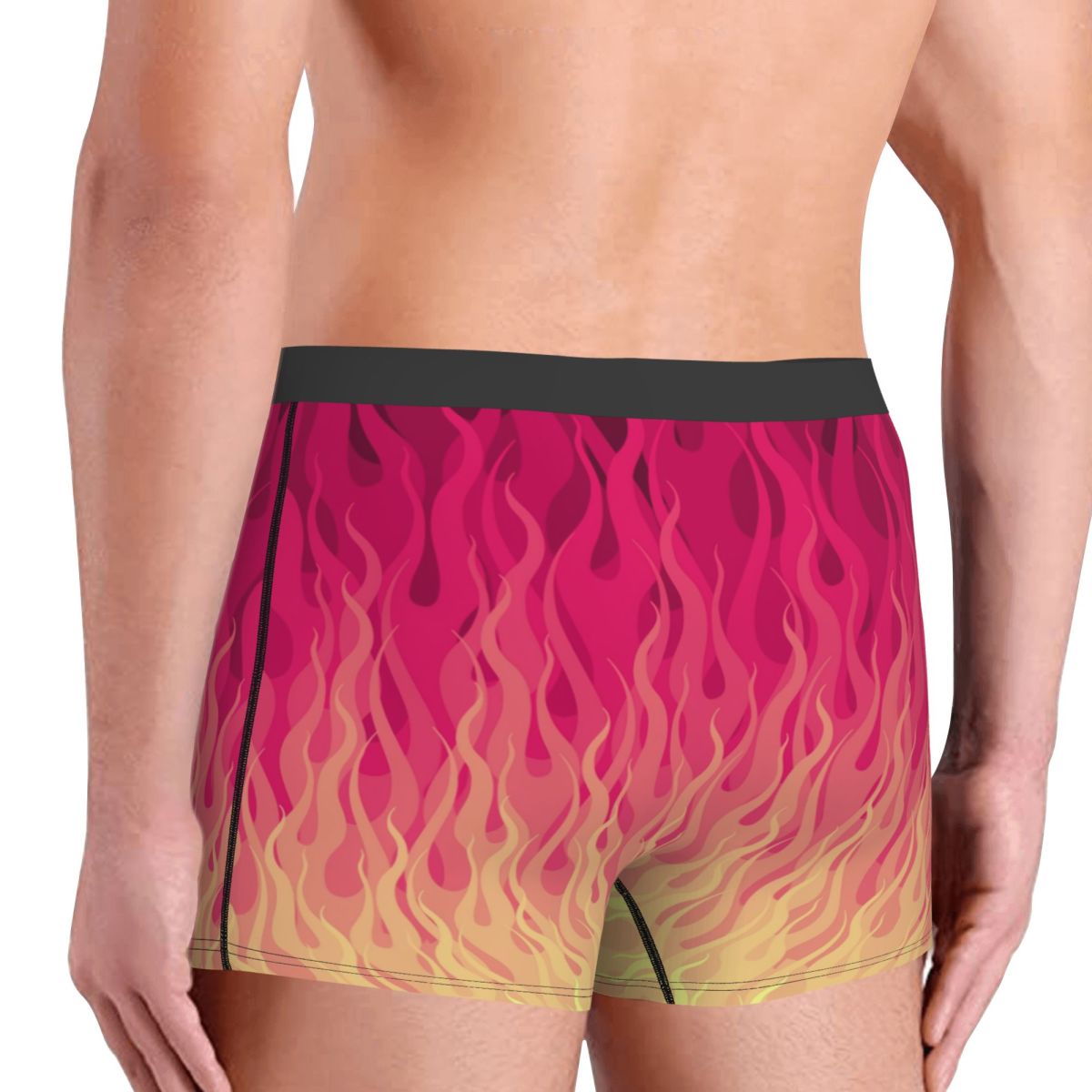 Custom Pink Burning Flames Fir - Men'S Fashion Underwear recension och pris