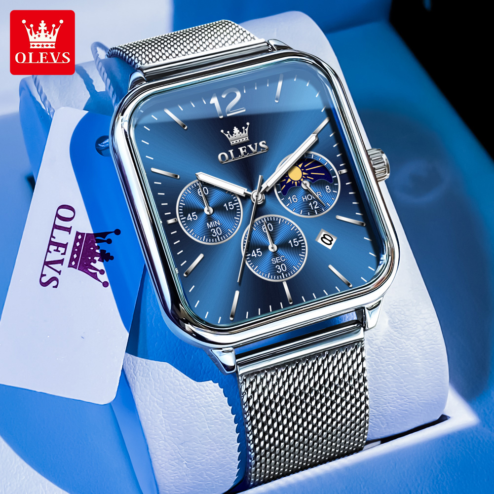 OLEVS 9914 Luxury Brand Men Wa - Men'S Fashion Zone recension och pris