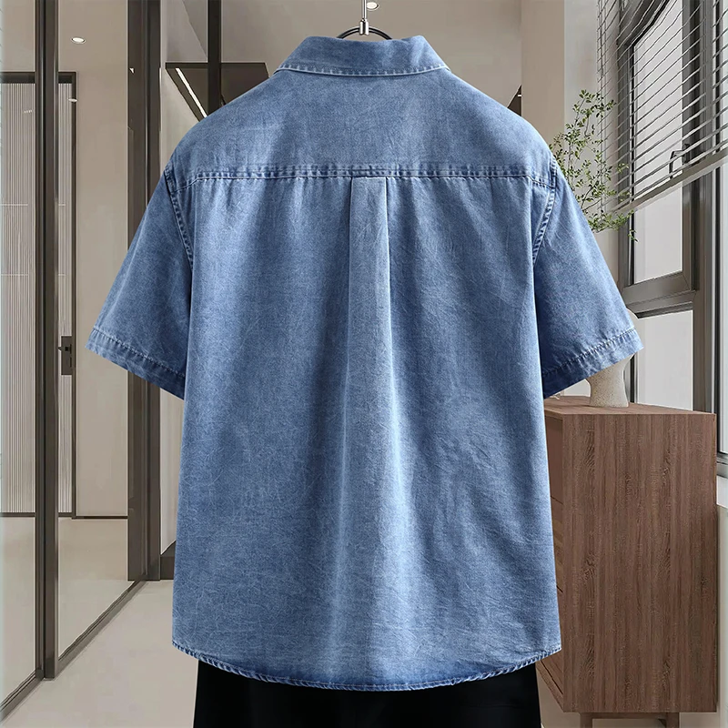 Men's Thin Denim Shirt New Sum - Mens Fashion Denim recension och pris