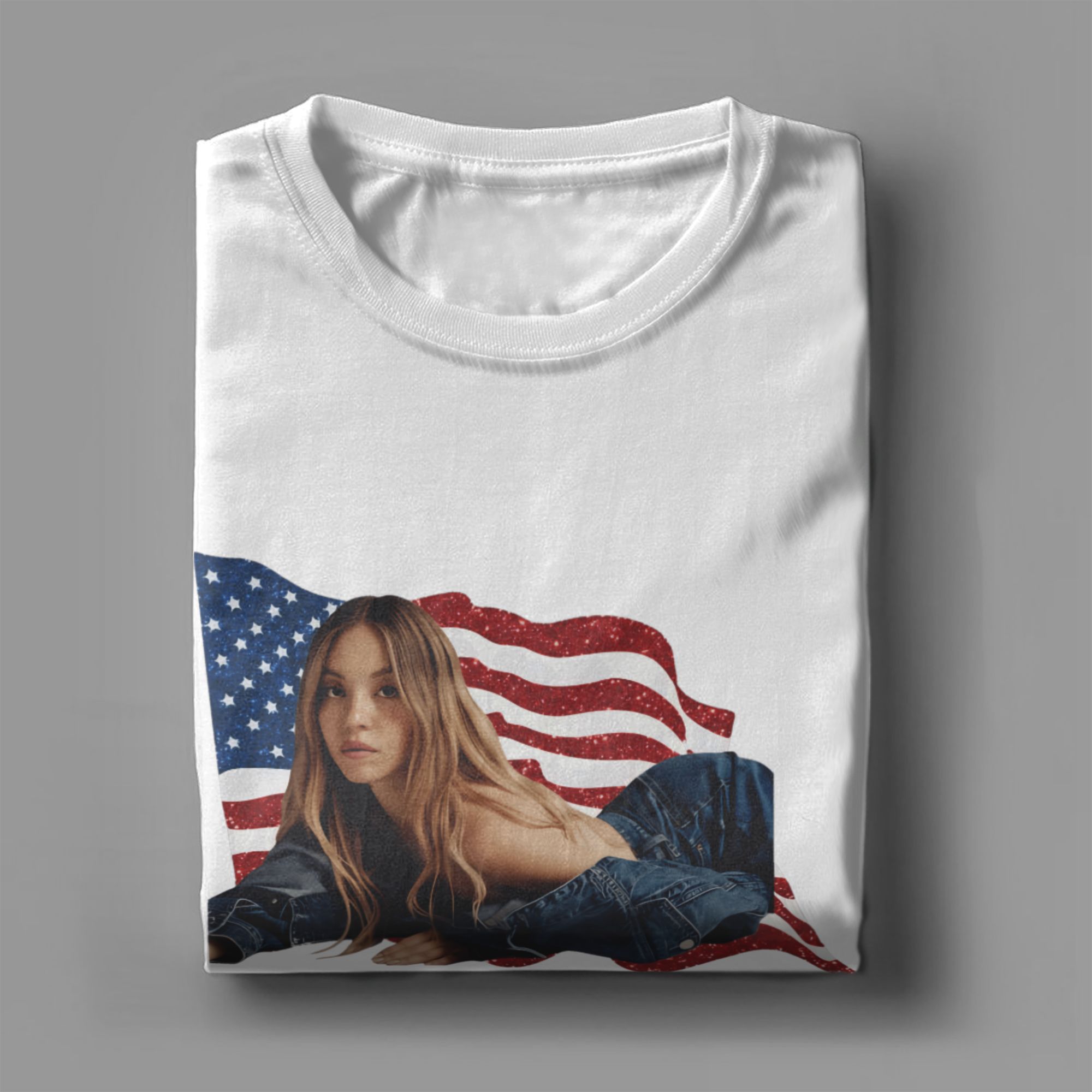 Sydney Sweeney Cotton T Shirt  - Men'S Fashion Sydney recension och pris