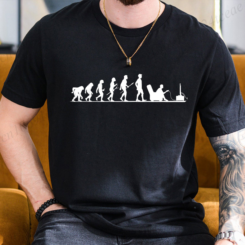 Summer Men's T Shirt Evolution - Men'S Fashion Evolution recension och pris