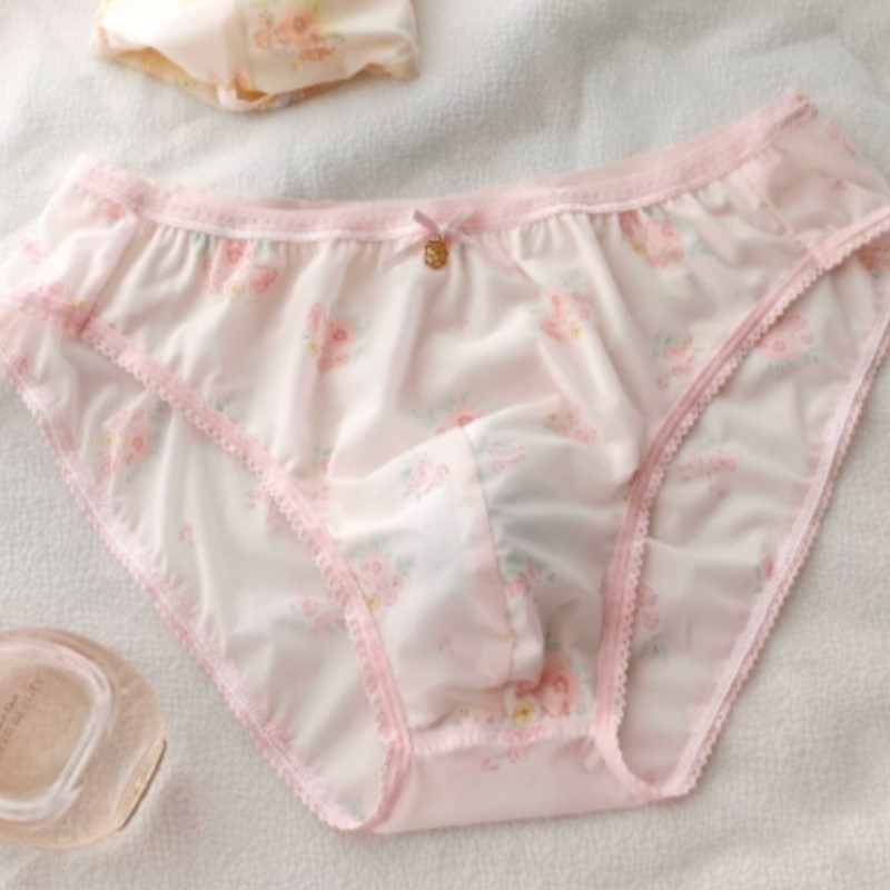 Japanese New Sweet Floral Bow  - Men'S Fashion Underwear recension och pris