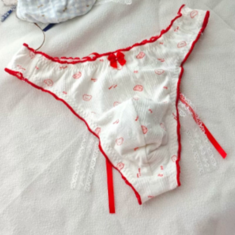 Japanese New Sweet Floral Bow  - Men'S Fashion Underwear recension och pris