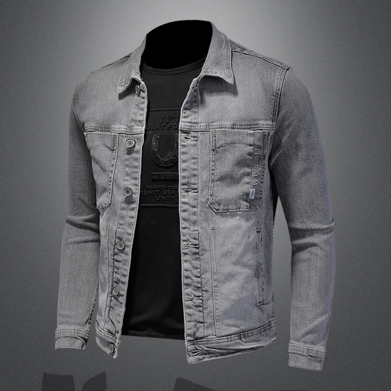 Fashion Denim Jacket Men Cotto - Mens Fashion Denim Jacket recension och pris