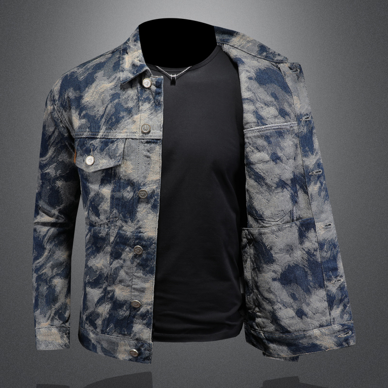 2025 Spring Vintage Denim Jack - Mens Fashion Denim Jacket recension och pris