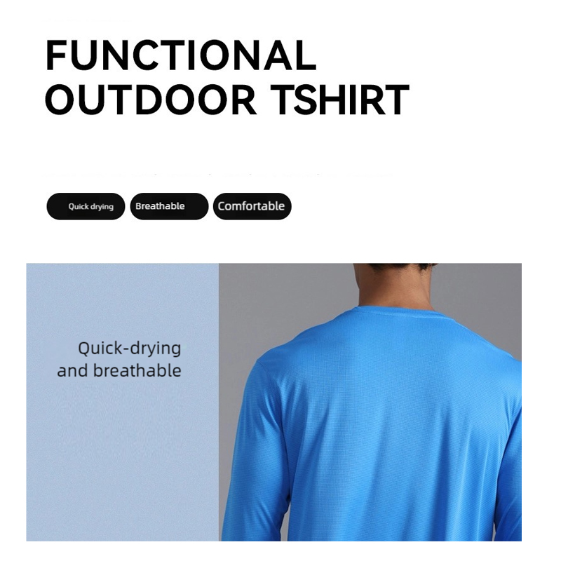 Summer UPF 50+ Long Sleeve T-S - Men'S Fashion Over 50 recension och pris