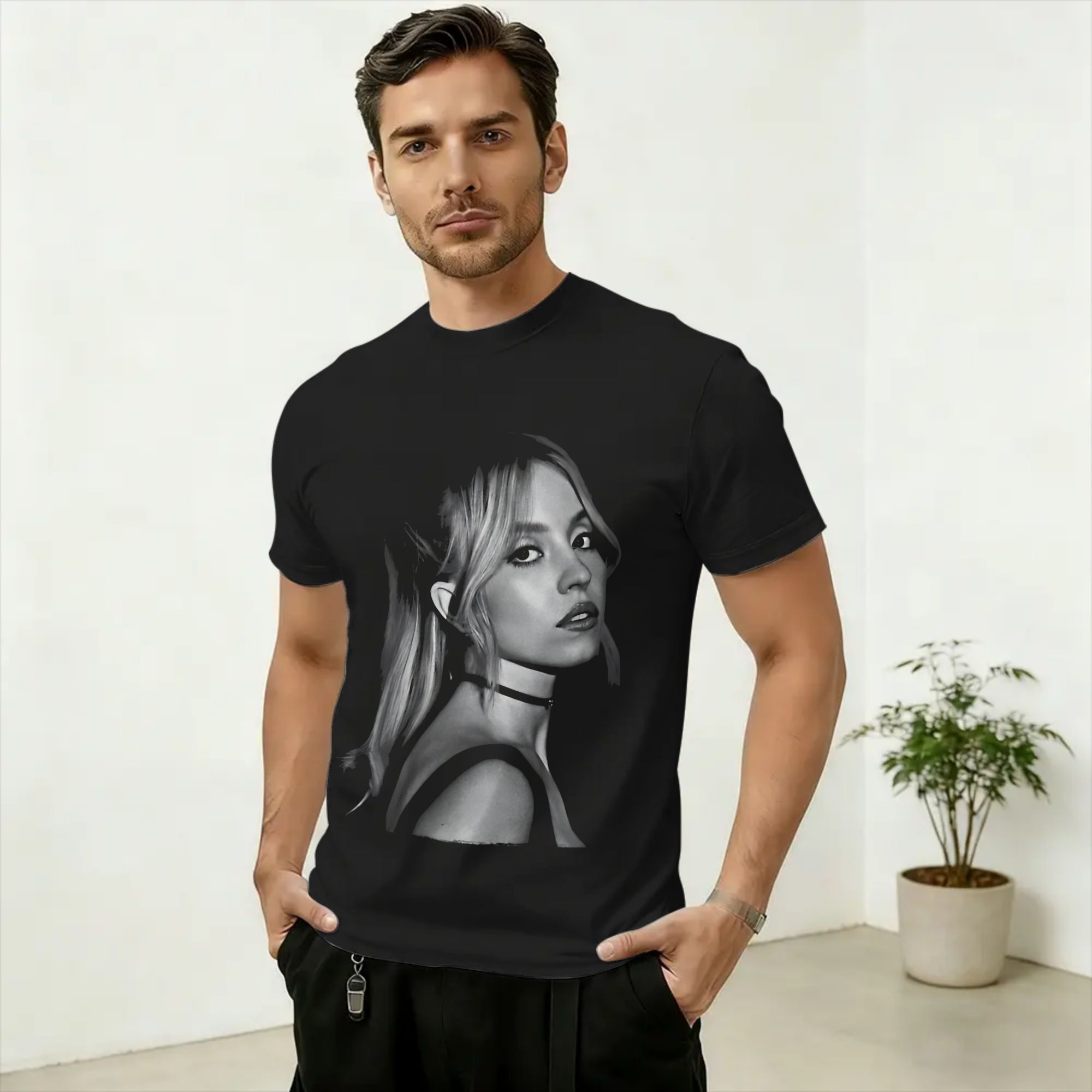 Sydney Sweeney Pure Cotton T-S - Men'S Fashion Sydney recension och pris