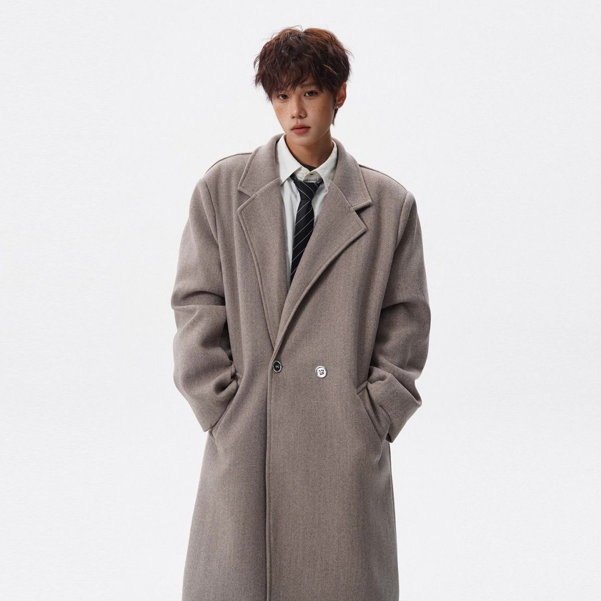 Wool Blend Coat Korean Reviews - Men'S Fashion Reviews recension och pris