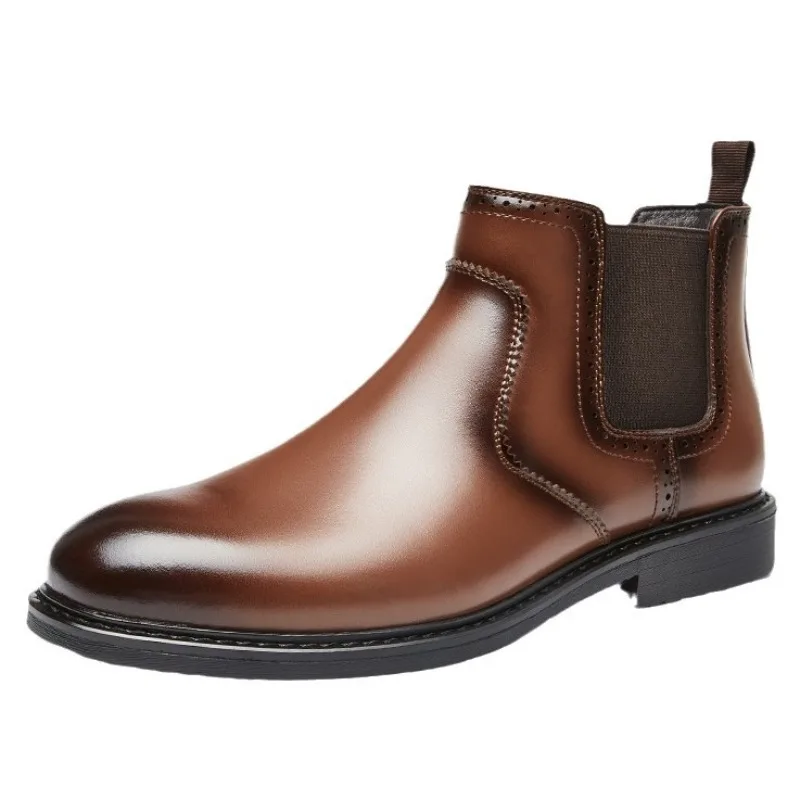 Vintage Mens Leather Oxford Bo - Men Fashion Vintage recension och pris