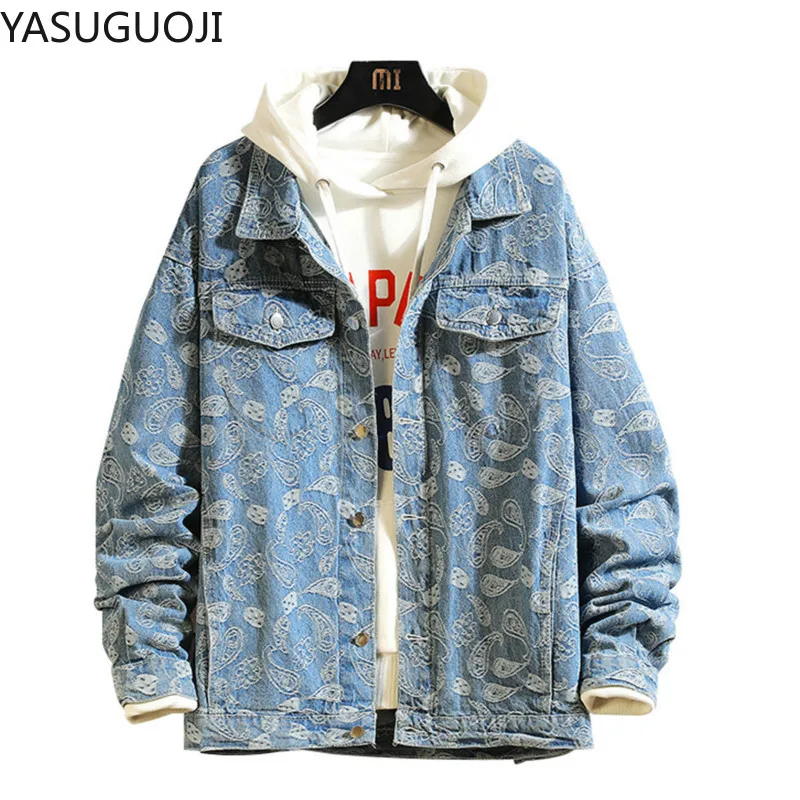 New 2025 Spring Japanese Vinta - Mens Fashion Denim Jacket recension och pris