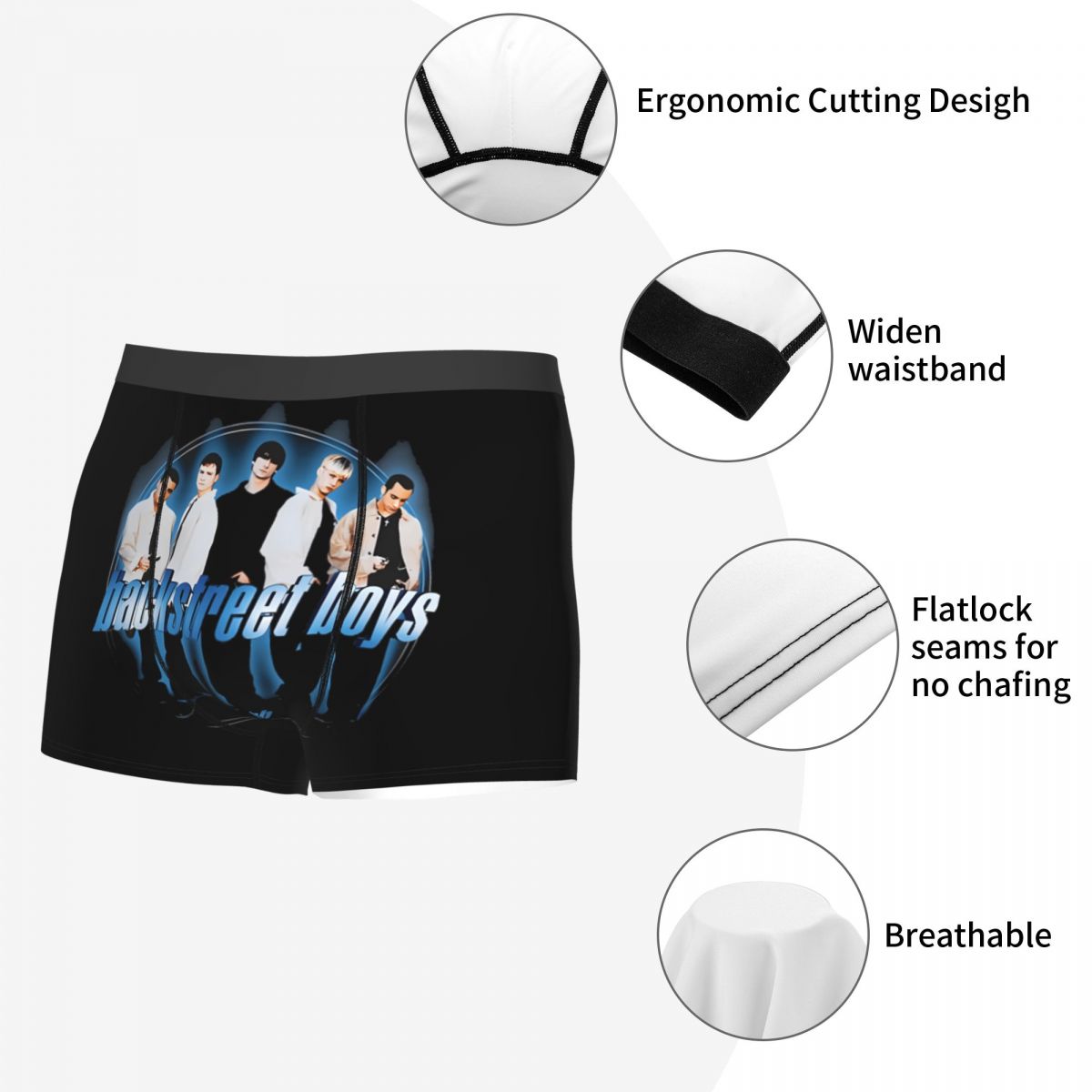 Fashion Backstreets Pop Music  - Men'S Fashion Underwear recension och pris