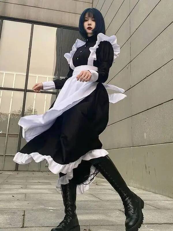 Maid Costume For Women Men Dai - Men'S Fashion All Black Outfit recension och pris
