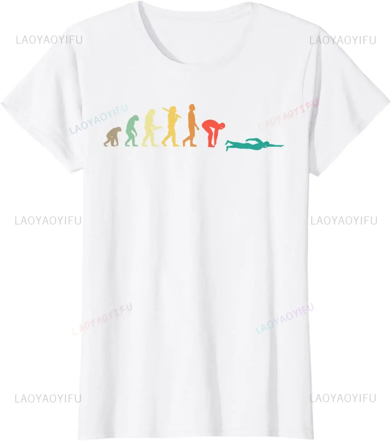 Retro Graphic Swimming Evoluti - Men'S Fashion Evolution recension och pris