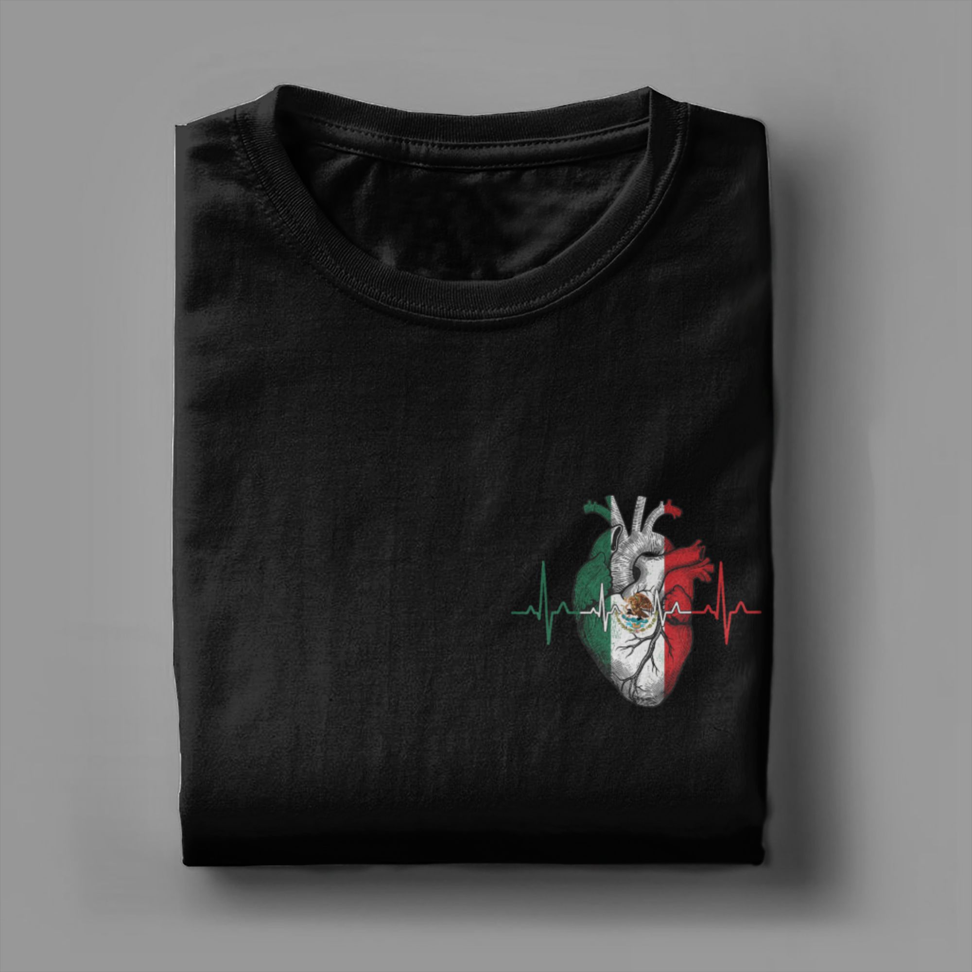 Men T-Shirts Mexico Flag Heart - Mens Fashion Mexico recension och pris