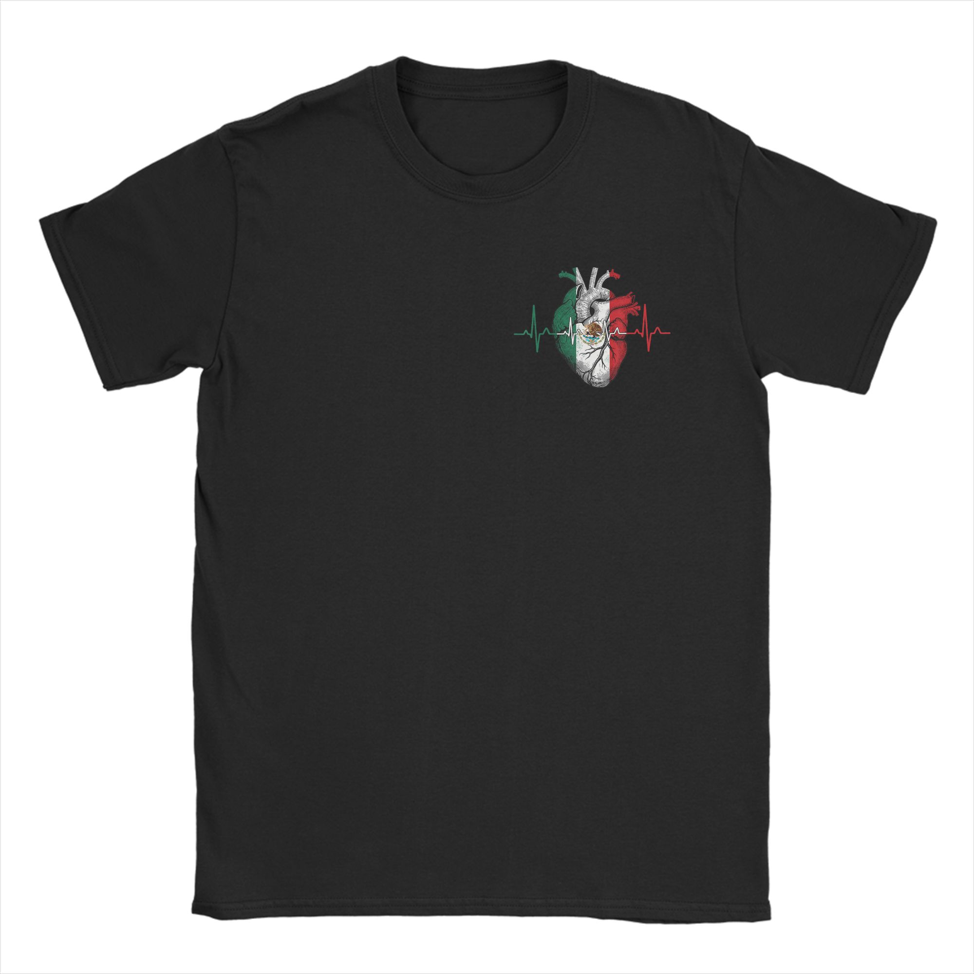 Men T-Shirts Mexico Flag Heart - Mens Fashion Mexico recension och pris