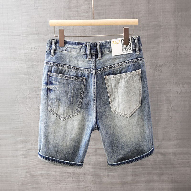 Men's Short Jeans Pants with P - Men'S Fashion Xxl recension och pris