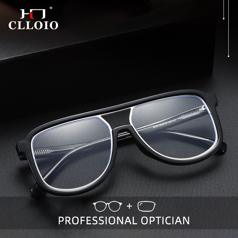 CLLOIO Square TR90 Frame Presc - Mens Fashion Reading Glasses recension och pris