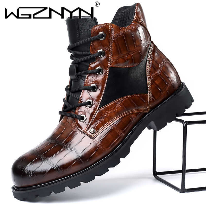2025 British Style Black Platf - Chelsea Boots Men recension och pris