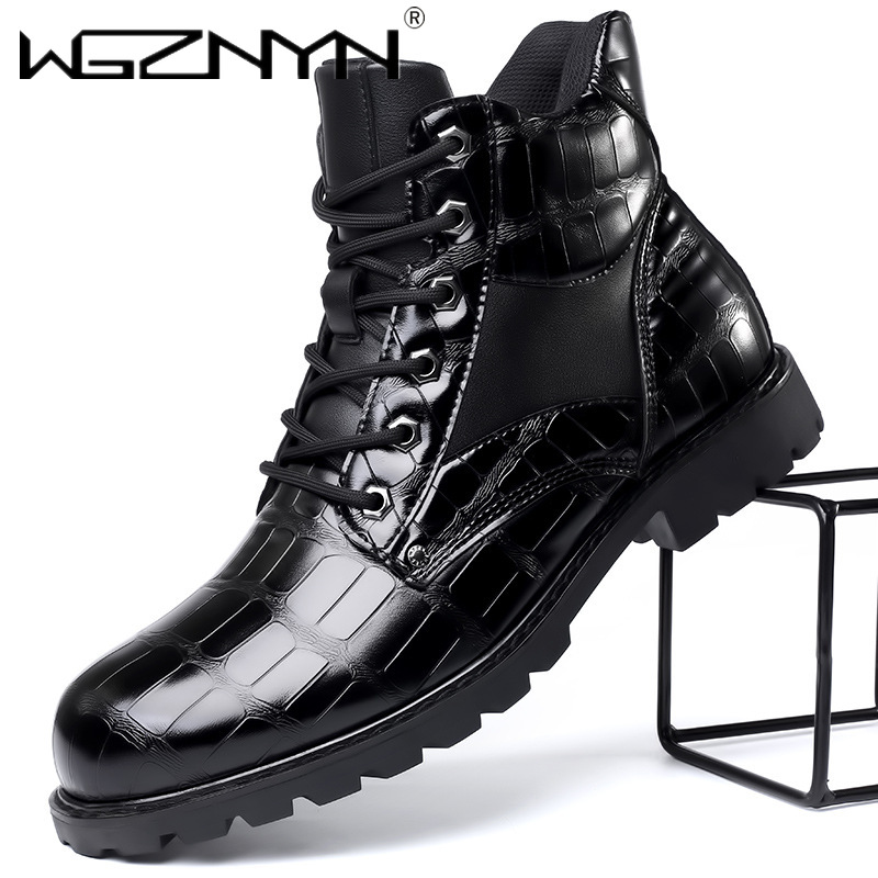 2025 British Style Black Platf - Chelsea Boots Men recension och pris
