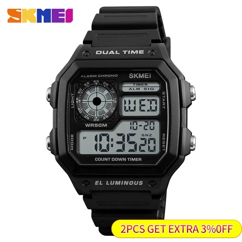 SKMEI 1299 Fashion Men PU Stra - Men'S Fashion Zone recension och pris