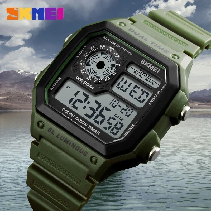 SKMEI 1299 Fashion Men PU Stra - Men'S Fashion Zone recension och pris