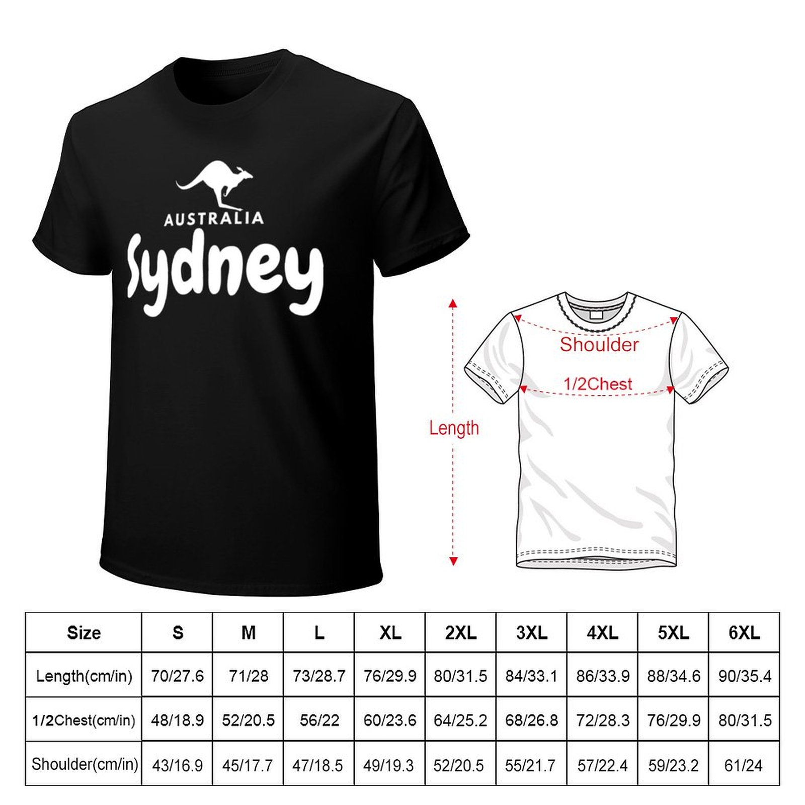 Sydney, Sydney Australia T-Shi - Men'S Fashion Sydney recension och pris