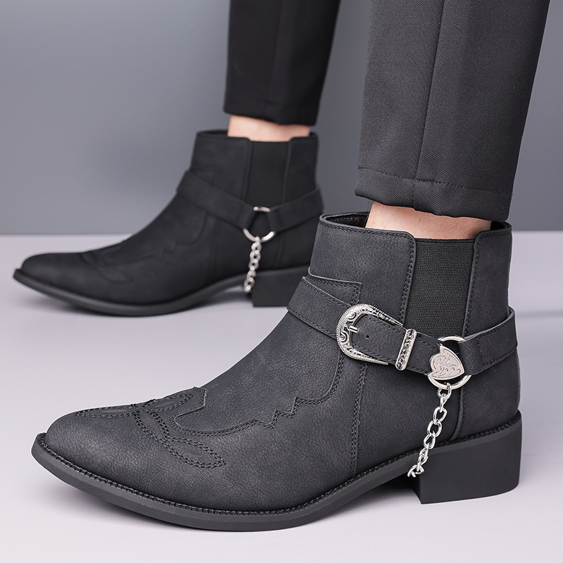 Fashion New Brand Retro Men's  - Chelsea Boots Men recension och pris