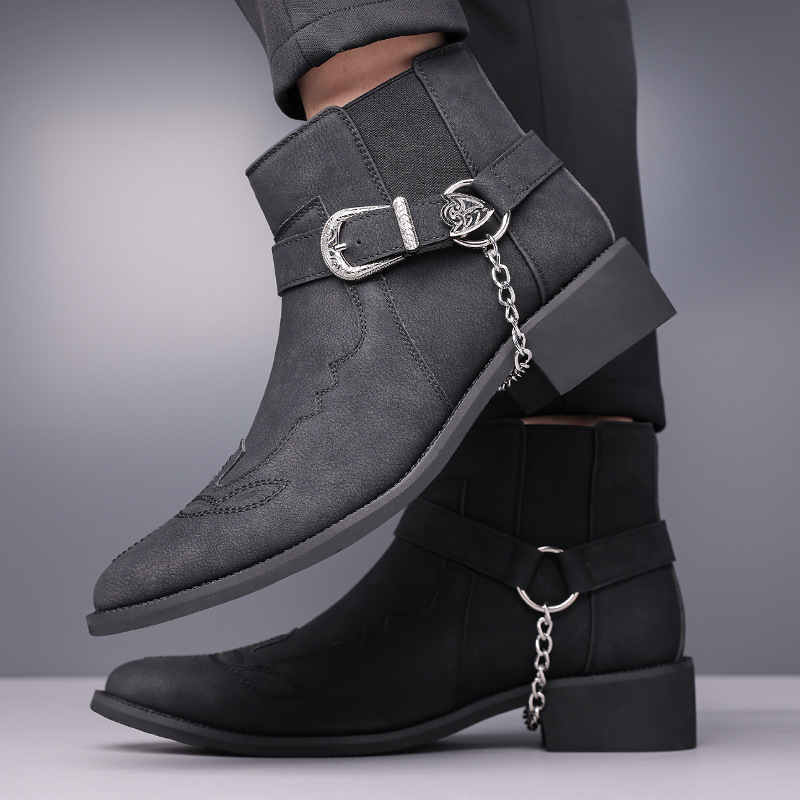 Fashion New Brand Retro Men's  - Chelsea Boots Men recension och pris