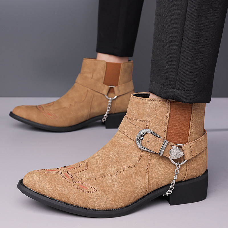 Fashion New Brand Retro Men's  - Chelsea Boots Men recension och pris