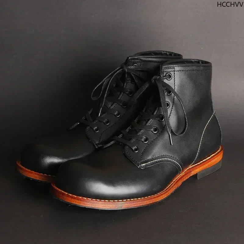 Vintage Men Goodyear-Welted Ge - Men Fashion Vintage recension och pris
