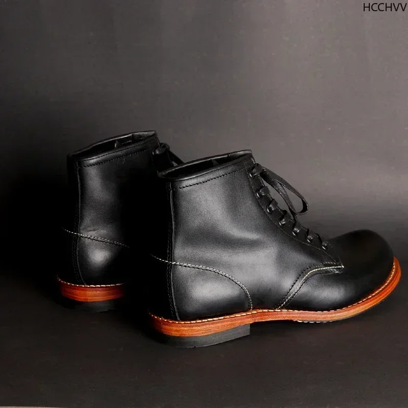 Vintage Men Goodyear-Welted Ge - Men Fashion Vintage recension och pris
