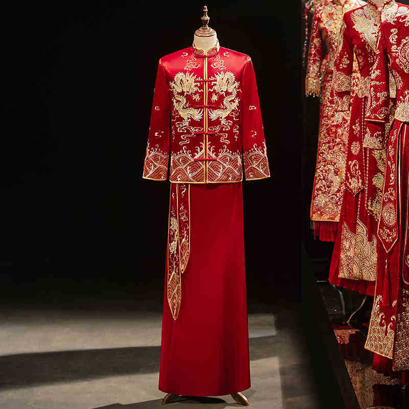 Chinese Style Men Marriage Set - Mens Fashion Mexico recension och pris