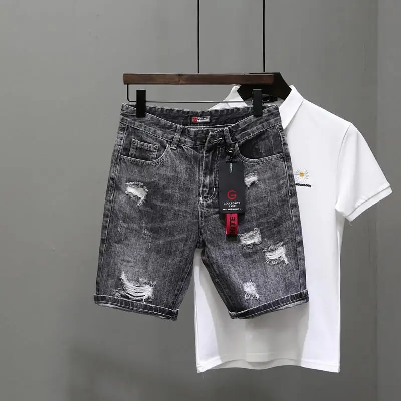 Men's Short Jeans Pants Black  - Mens Fashion Denim recension och pris