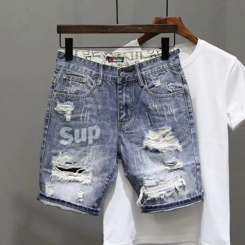 Men's Short Jeans Pants Black  - Mens Fashion Denim recension och pris