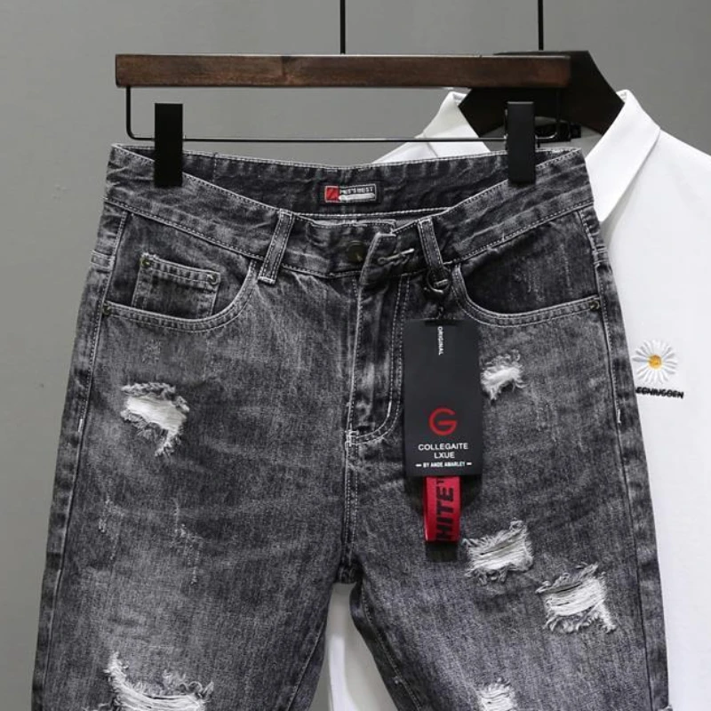 Men's Short Jeans Pants Black  - Mens Fashion Denim recension och pris
