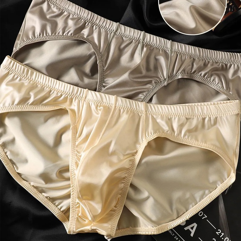 4pcs Mens Briefs Shinny Satin  - Men'S Fashion Underwear recension och pris
