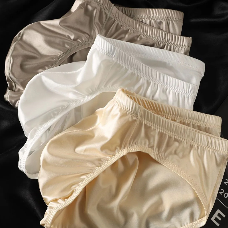 4pcs Mens Briefs Shinny Satin  - Men'S Fashion Underwear recension och pris