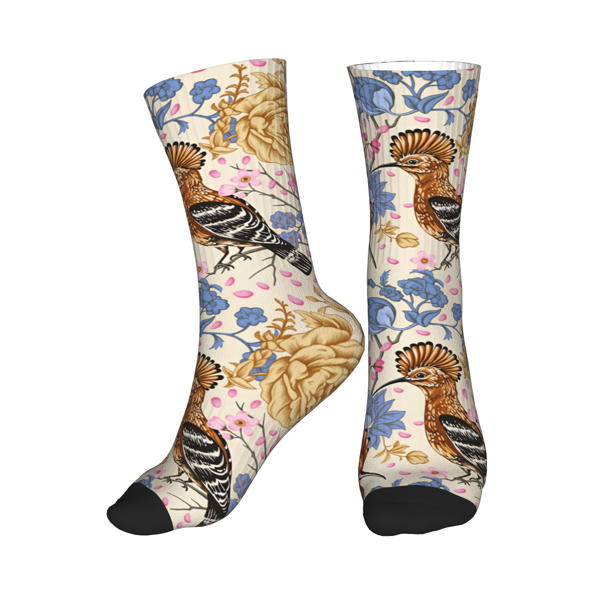 Hoopoe Bird Blue Peony Vintage - Men Fashion Vintage recension och pris
