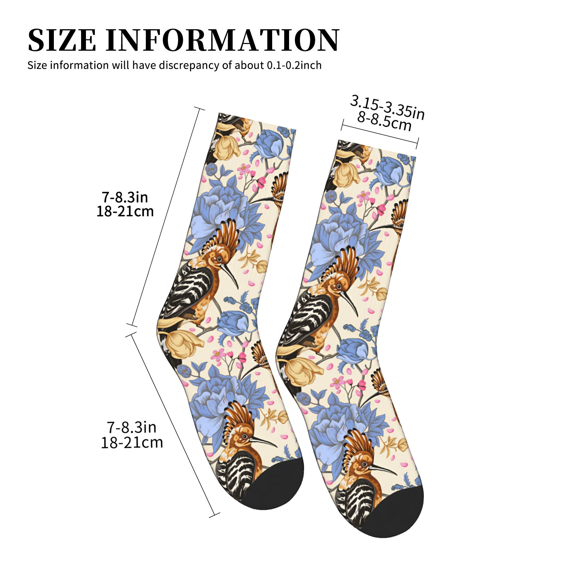 Hoopoe Bird Blue Peony Vintage - Men Fashion Vintage recension och pris