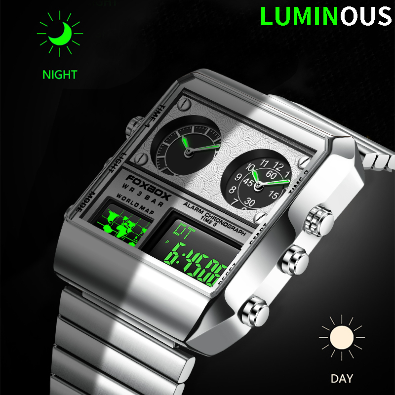 FOXBOX New Watch for Men Luxur - Men'S Fashion Zone recension och pris